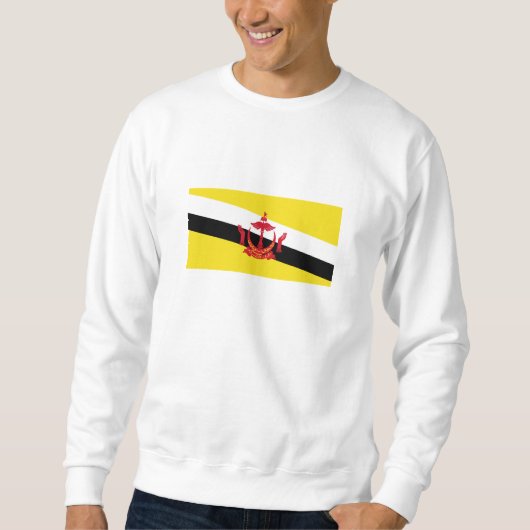 Sweatshirt Drapeau patriotique de Brunei (Devant)