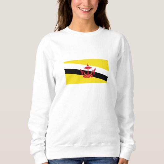 Sweatshirt Drapeau patriotique de Brunei (Devant)