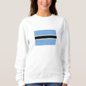 Sweatshirt Drapeau patriotique du Botswana (Devant)