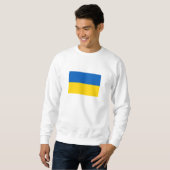 Sweatshirt Drapeau patriotique ukrainien (Devant entier)