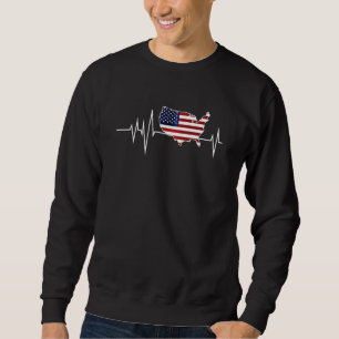 Sweatshirt Drapeau Pays Heartbeat Native American Flags World