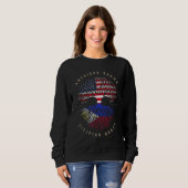 Sweatshirt Drapeau philippin américain des Philippines (Devant entier)