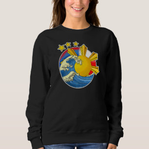 Sweatshirt Drapeau philippin japonais philippin japonais Japo