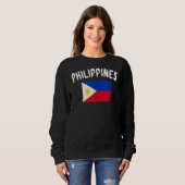 Sweatshirt Drapeau philippin Pinoy (Devant entier)