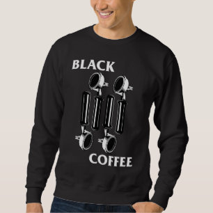 Sweatshirt Drapeau Punk Rock Rétro Espresso Black Coffee Love