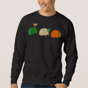 Sweatshirt Drapeau Retro Irlande Vintage Hérisson St Patrick