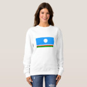 Sweatshirt Drapeau Sakha (Devant entier)