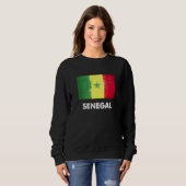 Sweatshirt Drapeau sénégalais Sénégal (Devant entier)