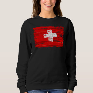 Sweatshirt Drapeau Suisse