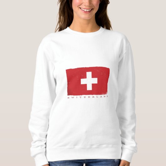 Sweatshirt Drapeau Suisse (Devant)