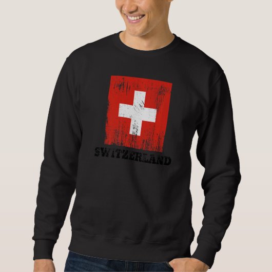 Sweatshirt Drapeau suisse Fierté Drapeau suisse (Devant)