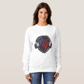 Sweatshirt Drapeau superhero USA (Devant entier)