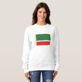 Sweatshirt Drapeau tchétchène (Devant entier)