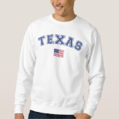 Sweatshirt Drapeau Texas State USA (Devant)