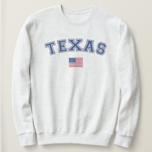 Sweatshirt Drapeau Texas State USA