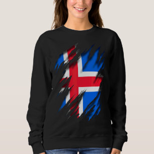 Sweatshirt Drapeau viking islandais