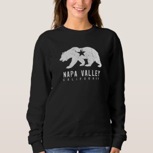 Sweatshirt Drapeau vinicole de Californie Napa