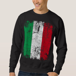 Sweatshirt Drapeau Vintage ITALIEN Hommes ITALIENS Femmes Enf