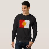 Sweatshirt Drapeau Yezidi Ezidi (Devant entier)