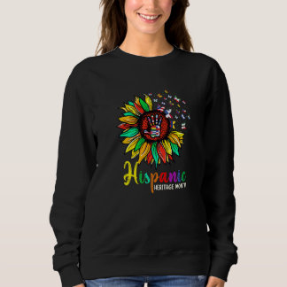 Sweatshirt Drapeaux de décoration du Mois du patrimoine hispa