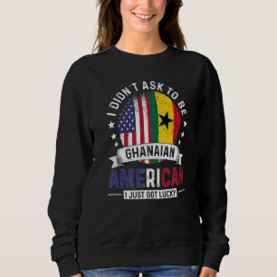 Sweatshirt Drapeaux de pays ghanéens américains Fierté Pays G