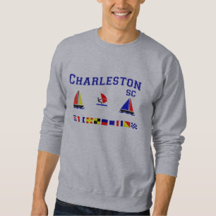 Sweatshirt Drapeaux de signal de Sc de Charleston