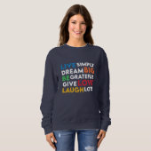 Sweatshirt Dream Big (Devant entier)