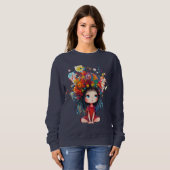 Sweatshirt DreamBloom : Colorez votre esprit (Devant entier)