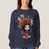 Sweatshirt DreamBloom : Colorez votre esprit (Devant)