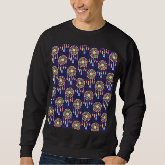 Sweatshirt Dreamcatchers Plumes Aquarelle Texture transparent