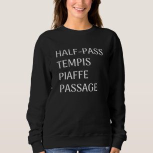 Sweatshirt Dressage de chevaux Équitation équestre