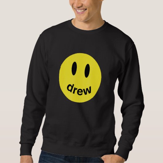 Sweatshirt DREW Smile Face Trend Mode (Devant)