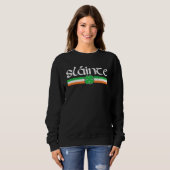 Sweatshirt Drinking Slainte Cheers Good Health Ireland Men Wo (Devant entier)