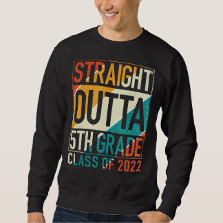 Sweatshirt Droit devant 5e année Grand diplôme