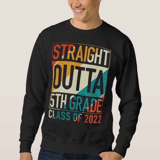 Sweatshirt Droit devant 5e année Grand diplôme (Devant)