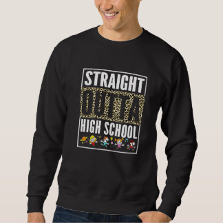 Sweatshirt Droit devant le lycée Cool Grad Leopard Gradu