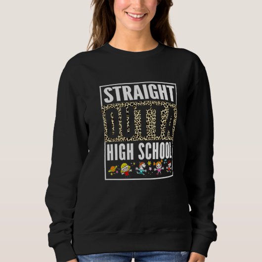 Sweatshirt Droit devant le lycée Cool Grad Leopard Gradu (Devant)