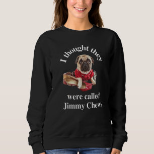 Sweatshirt Drôle Carlin Chien Chien Chien Pet Paw Paw Paw Pen