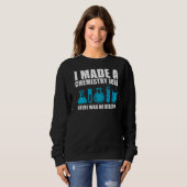 Sweatshirt Drôle Chimie Science Enseignante Chimiste Hommes F (Devant entier)