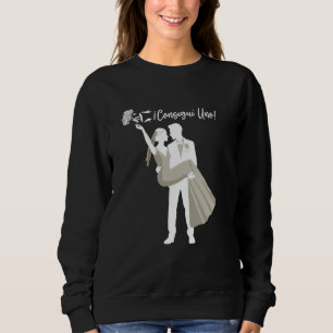 Sweatshirt Drôle Consegui Uno Espagnol ! Bachelorette Novia n