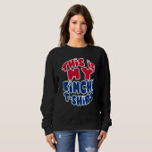 Sweatshirt Drôle Corée My Kimchi Tee Coréen Drapeau Design No (Devant entier)