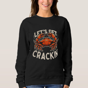 Sweatshirt Drôle Crabe Manger Crabe Rouge Louvain Fruits De M