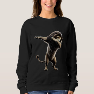 Sweatshirt Drôle Dabbing Lion Cool Dab Fun Amoureux des anima