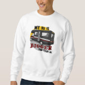 Sweatshirt drôle de camping de rv (Devant)