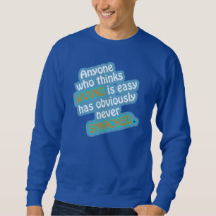 Sweatshirt drôle de citation de plongée