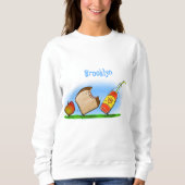 Sweatshirt Drôle de dessin animé de fourmis (Devant)