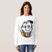 Sweatshirt Drôle dessin (Devant entier)