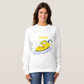 Sweatshirt Drôle dessin animé linge de fer (Devant entier)