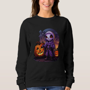 Sweatshirt Drôle Éffrayant faucheuse de faucheuse Cartoon mig