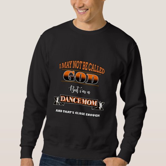 Sweatshirt Drôle équipe de danse, citation de danseuse, Pas D (Devant)